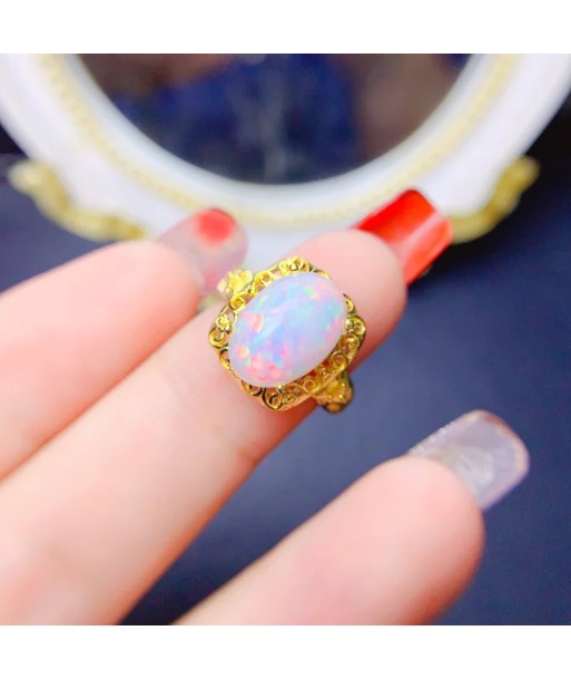 Sterling Silver Opal Ring for Women les muscles