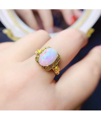 Sterling Silver Opal Ring for Women les muscles