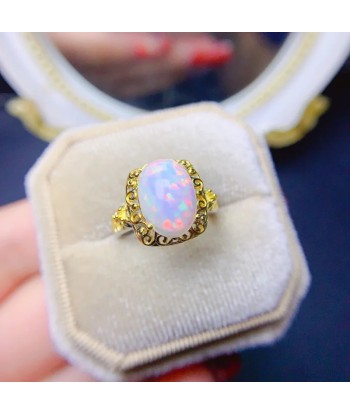 Sterling Silver Opal Ring for Women les muscles