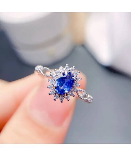 925 Sterling Silver Tanzanite Ring for Women 2024