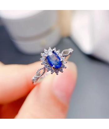 925 Sterling Silver Tanzanite Ring for Women 2024