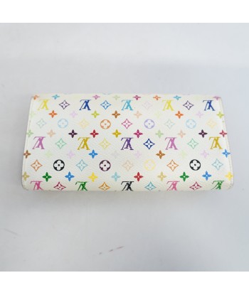 Auth Louis Vuitton Monogram Multicolore Portofeuil Sara M93743 Womens Wallet français