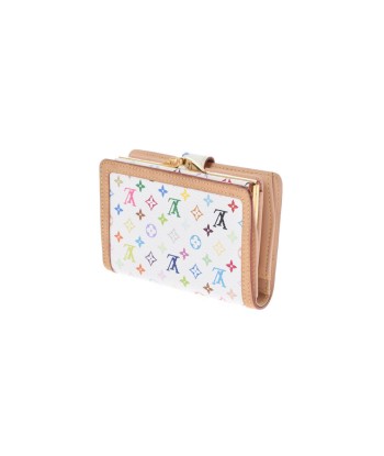 LOUIS VUITTON Louis Vuitton Multicolor Portofeuil Vienois Bron (White) M92987 Ladies Monogram Bi-Fold Wallet destockage