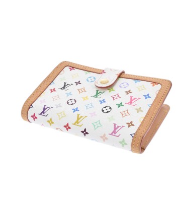 LOUIS VUITTON Louis Vuitton Multicolor Portofeuil Vienois Bron (White) M92987 Ladies Monogram Bi-Fold Wallet destockage