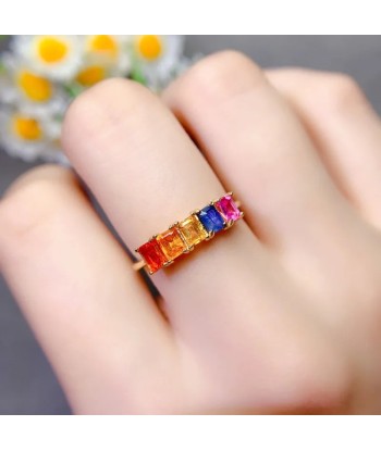 925 Sterling Silver Sapphire Ring for Women votre restaurant rapide dans 