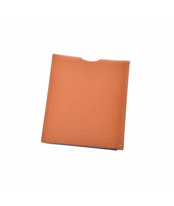 HERMES Lamped Posh Pocket Light Orange Ladies Leather solde