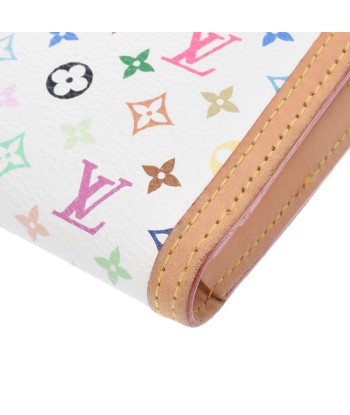 LOUIS VUITTON Louis Vuitton Multicolor Portofeuil Vienois Bron (White) M92987 Ladies Monogram Bi-Fold Wallet destockage