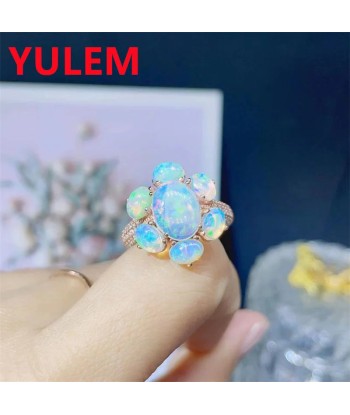 Sterling Silver White Opal Ring for Women vous aussi creer 