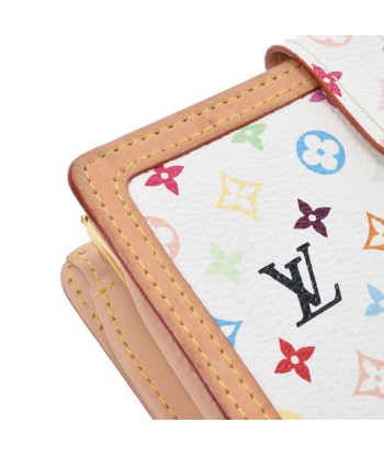 LOUIS VUITTON Louis Vuitton Multicolor Portofeuil Vienois Bron (White) M92987 Ladies Monogram Bi-Fold Wallet destockage