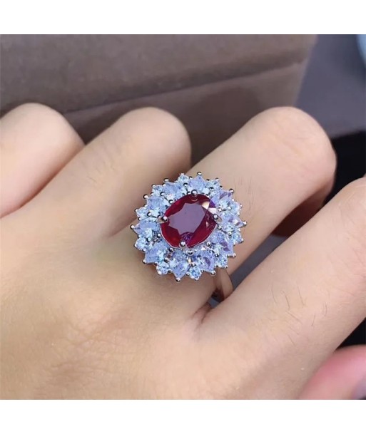 Sterling Silver 0.4 ctw Ruby Ring for Women ou a consommer sur place