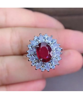 Sterling Silver 0.4 ctw Ruby Ring for Women ou a consommer sur place