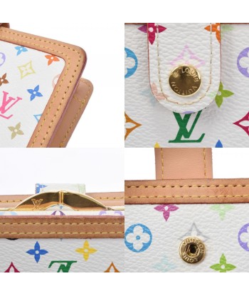 LOUIS VUITTON Louis Vuitton Multicolor Portofeuil Vienois Bron (White) M92987 Ladies Monogram Bi-Fold Wallet destockage