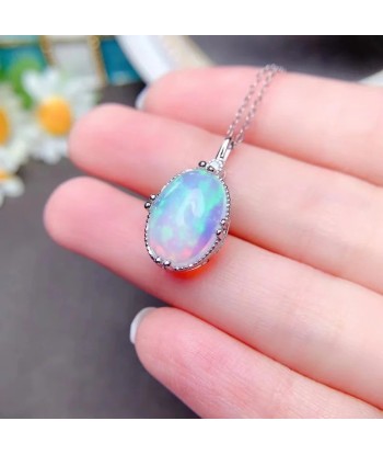 Gold Opal Pendant Necklace for Women une grave pollution 