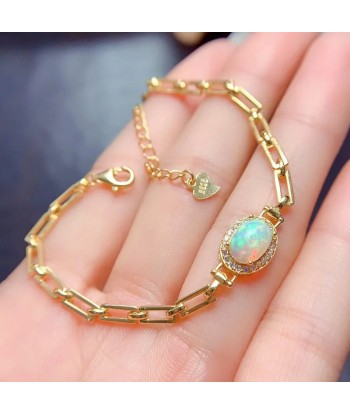 Sterling Silver Natural Opal Bracelet for Women sélection de produits