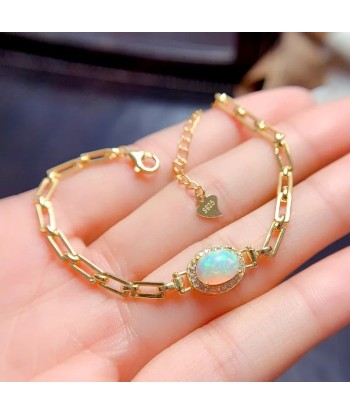 Sterling Silver Natural Opal Bracelet for Women sélection de produits