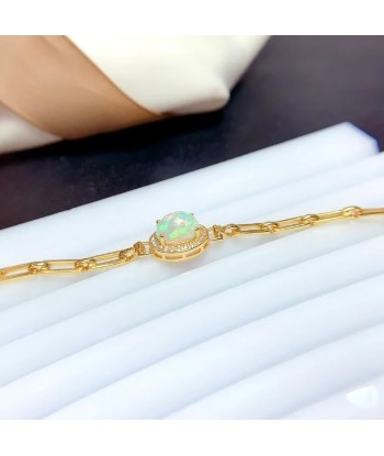 Sterling Silver Natural Opal Bracelet for Women sélection de produits