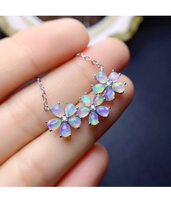 925 Silver Opal Pendant for Women pas cher 