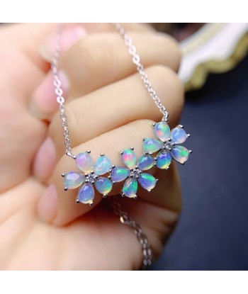 925 Silver Opal Pendant for Women pas cher 