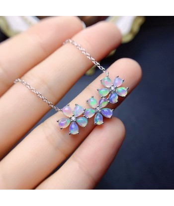 925 Silver Opal Pendant for Women pas cher 