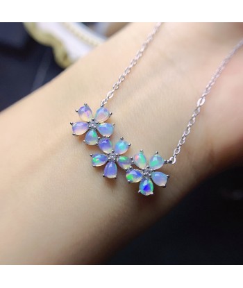 925 Silver Opal Pendant for Women pas cher 