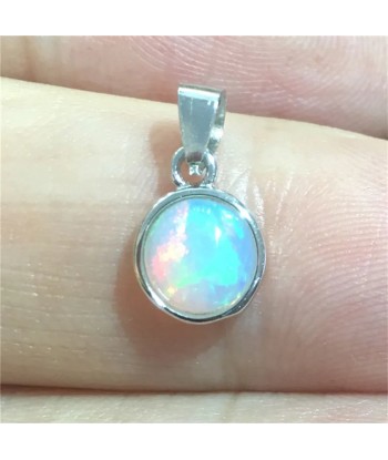 Sterling Silver Natural Opal Pendant for Women la chaussure