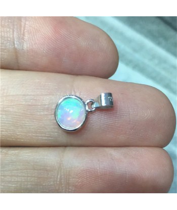 Sterling Silver Natural Opal Pendant for Women la chaussure