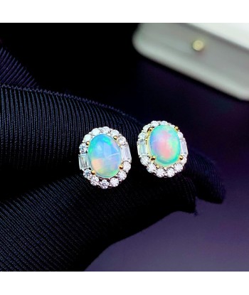 925 Silver Opal Gemstone Set for Women livraison gratuite