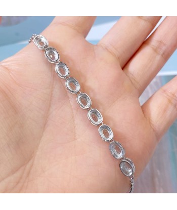 Sterling Silver Topaz Tennis Bracelet for Women Venez découvrir notre 