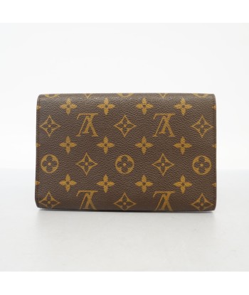 Auth Louis Vuitton Monogram Pochette Pass Pole M60135 MenWomenUnisex Wallet Livraison rapide