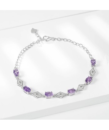 925 Sterling Silver Amethyst Bracelets for Women Toutes les collections ici