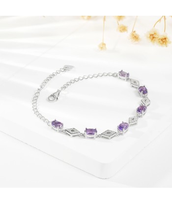 925 Sterling Silver Amethyst Bracelets for Women Toutes les collections ici