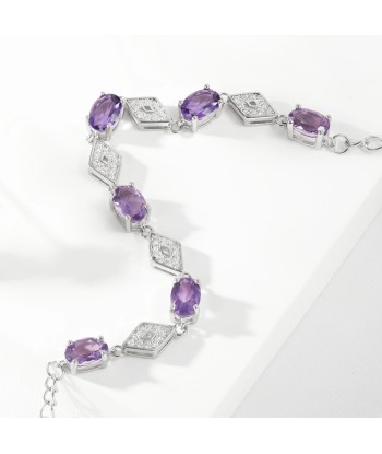 925 Sterling Silver Amethyst Bracelets for Women Toutes les collections ici