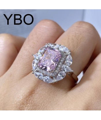 Sterling Silver Pink Diamond Ring for Women sur le site 