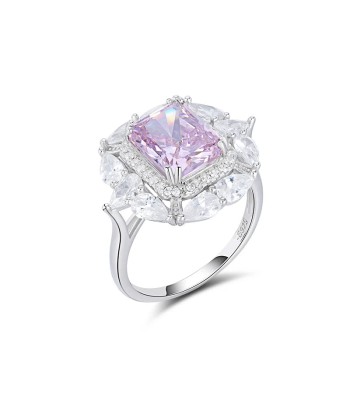 Sterling Silver Pink Diamond Ring for Women sur le site 