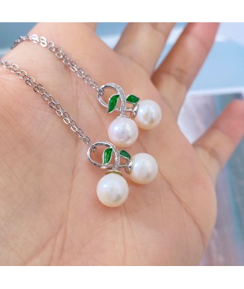 Sterling Silver Freshwater Pearl Pendant Necklace for Women est présent 