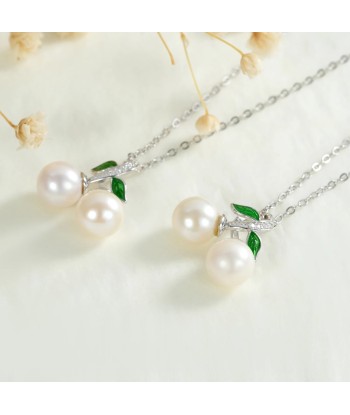 Sterling Silver Freshwater Pearl Pendant Necklace for Women est présent 