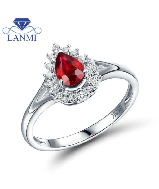 White Gold Ruby and Diamond Ring for Her l'évolution des habitudes 