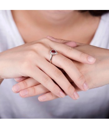 White Gold Ruby and Diamond Ring for Her l'évolution des habitudes 