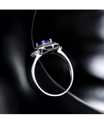 14k White Gold Tanzanite and Diamond Ring for Women Faites des économies