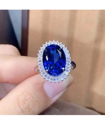 Sterling Silver Natural Sapphire Ring for Women online