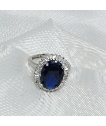 Sterling Silver Natural Sapphire Ring for Women online