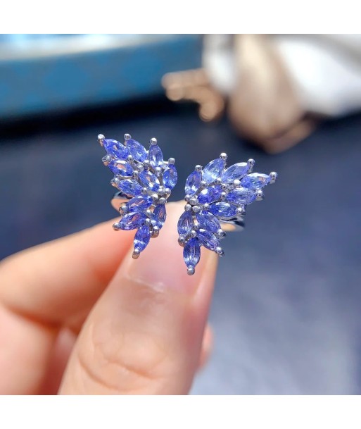 Sterling Silver Tanzanite Butterfly Ring for Women prix pour 