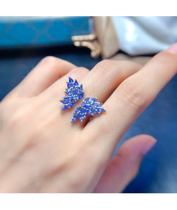 Sterling Silver Tanzanite Butterfly Ring for Women prix pour 