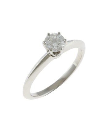 Tiffany TIFFANY & Co. Solitaire Rings No. 10 Diamond Ladies Economisez 