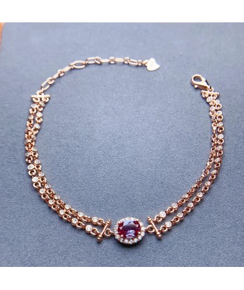 Sterling Silver Alexandrite Bracelet for Women france