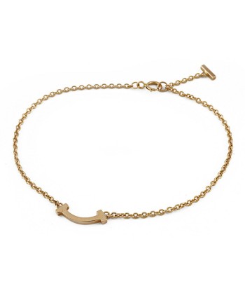 Tiffany TIFFANY & Co. T Smile Bracelet 18K K18 Gold Ladies en ligne