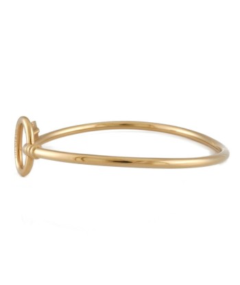 Tiffany TIFFANY & Co. Key Wire Bangle 18K K18 Gold Ladies Véritable concentré