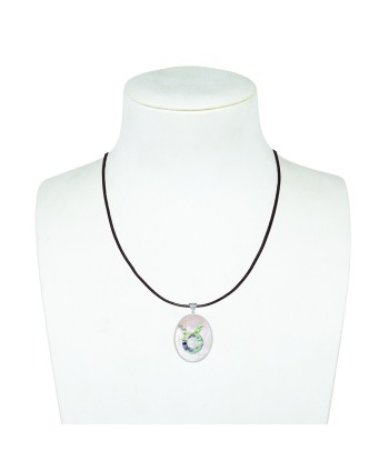 Taurus Zodiac Pendant Necklace with River Shell, Abalone, and Sterling Silver Livraison rapide