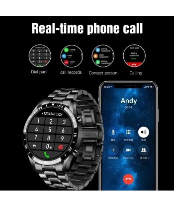 Smart Watch for Men with Full Touch Screen & Bluetooth Calling la chaussure