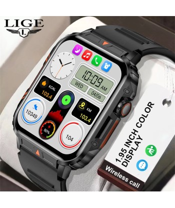 Smartwatch with 1.95 Inch Screen, Health Monitoring, IP68 Waterproof, Suitable for Men and Women Les magasins à Paris et en Île-de-France